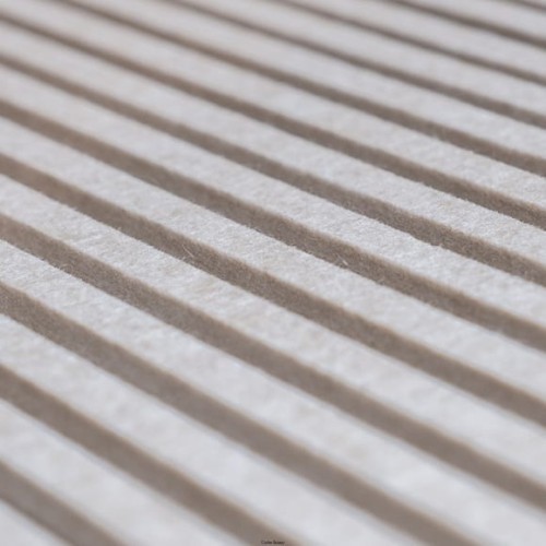 Produkt: Próbka lamele akustyczne, Podkład: Papyrus. Lamel: Papyrus