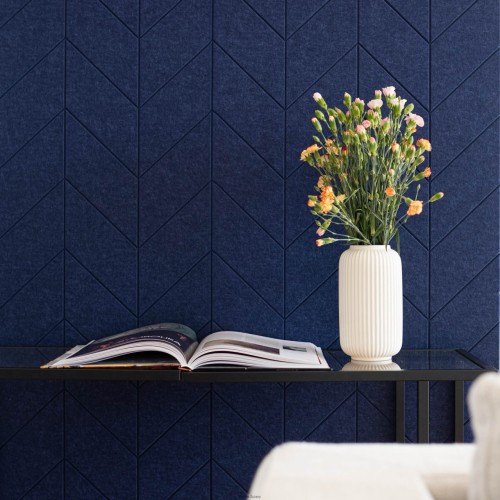 Produkt: Panel akustyczny, Frez: Jodełka, Kolor: Aster