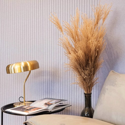 Produkt: Panel akustyczny, Frez: Struny, Kolor: Ciment