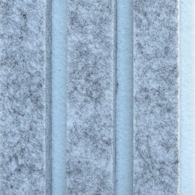 Produkt: Próbka lamele akustyczne, Podkład: White. Lamel: Plaster