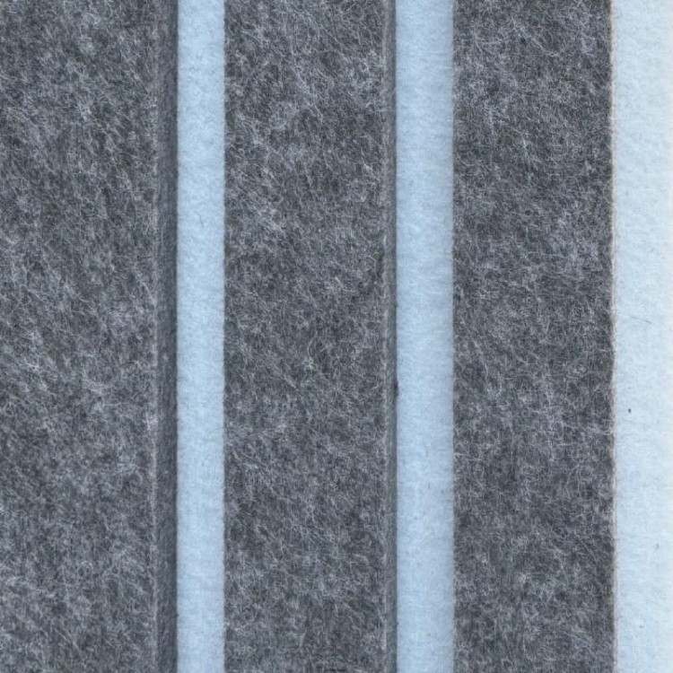 Produkt: Lamele akustyczne, Podkład: White. Lamel: Brain