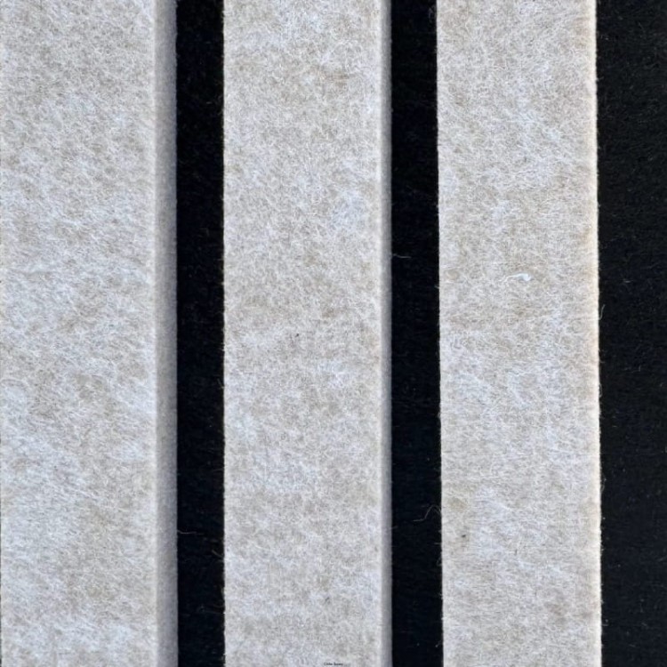 Produkt: Lamele akustyczne, Podkład: Black. Lamel: Papyrus