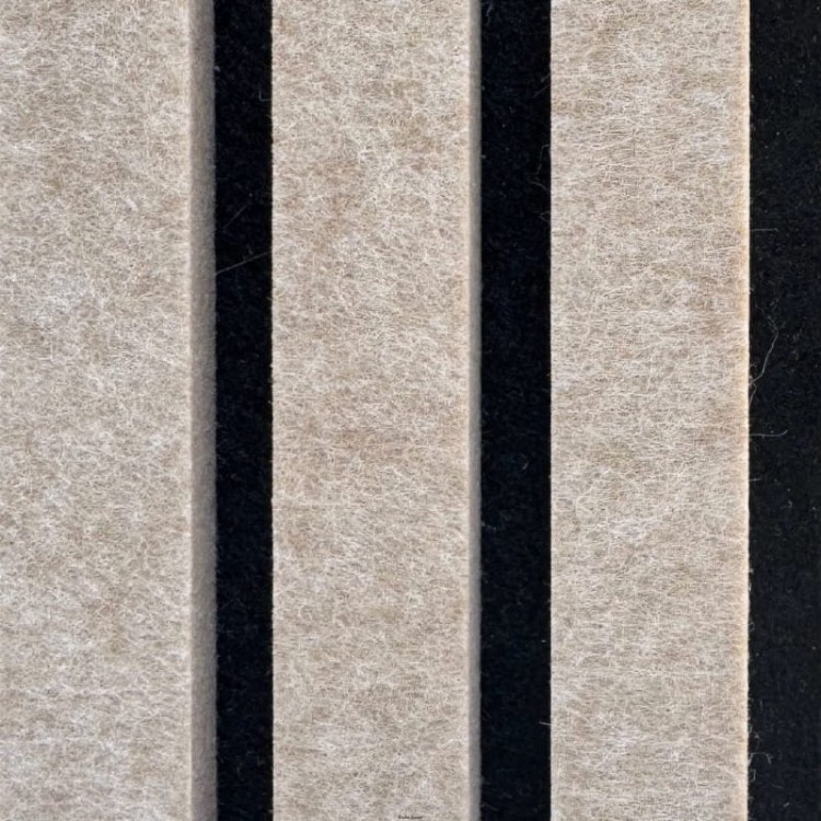 Produkt: Lamele akustyczne, Podkład: Black. Lamel: Dune