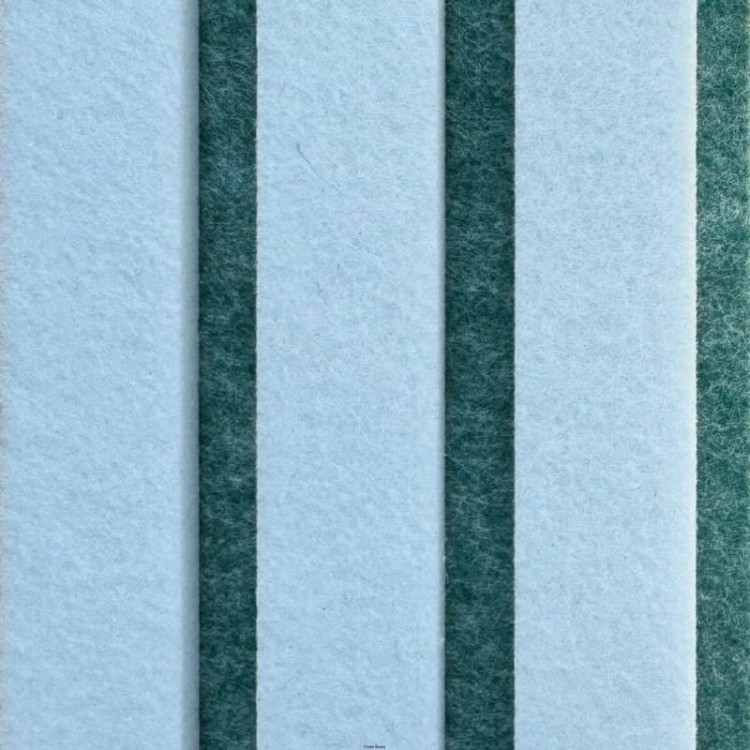 Produkt: Lamele akustyczne, Podkład: Basilico. Lamel: White