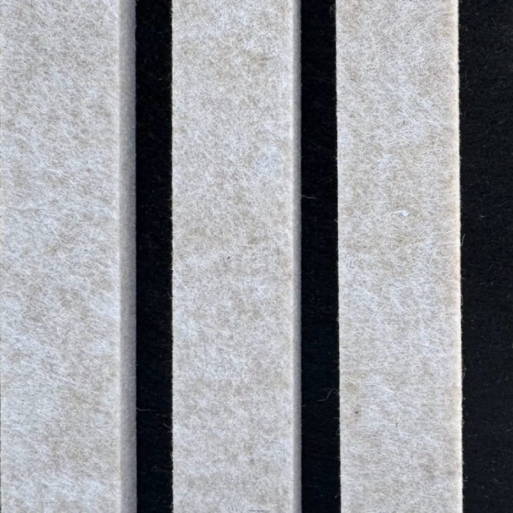 Produkt: Lamele akustyczne, Podkład: Black. Lamel: Papyrus