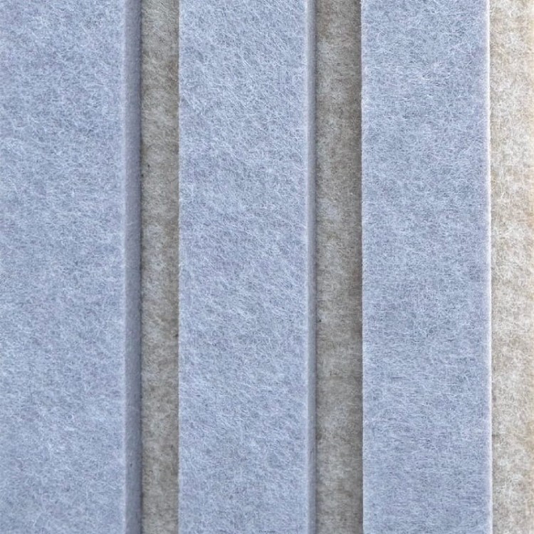Produkt: Lamele akustyczne, Podkład: Papyrus. Lamel: Ciment