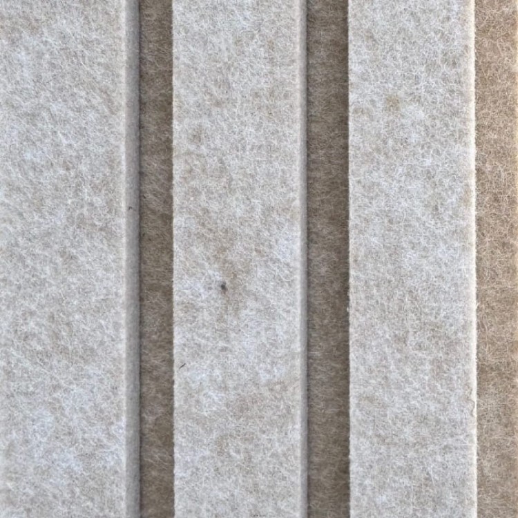 Produkt: Lamele akustyczne, Podkład: Dune. Lamel: Papyrus