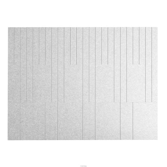 Produkt: Panel akustyczny, Frez: Matrix, Kolor: White