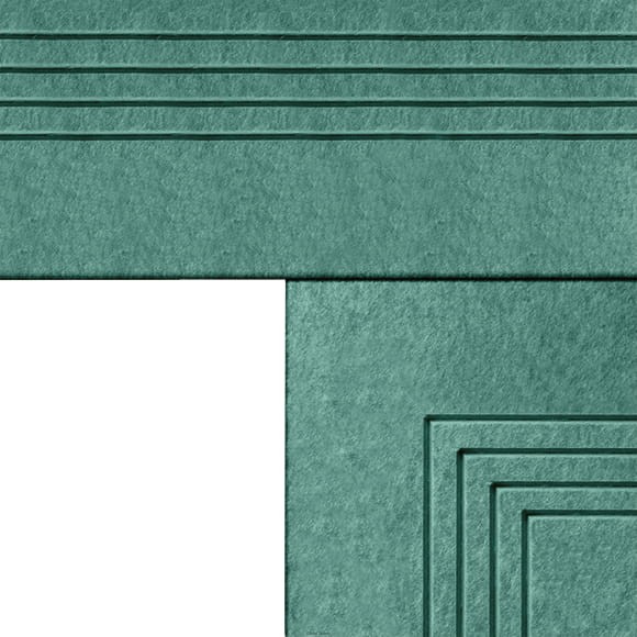 Produkt:Panel akustyczny -  Listwa Anglia, Kolor: Basilico