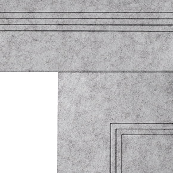 Produkt:Panel akustyczny -  Listwa Francja, Kolor: Plaster