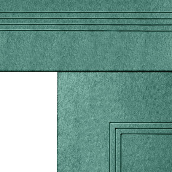 Produkt:Panel akustyczny -  Listwa Francja, Kolor: Basilico