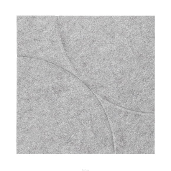 Produkt: Płytka akustyczne Kwadrat/Koło, Kolor: Ciment