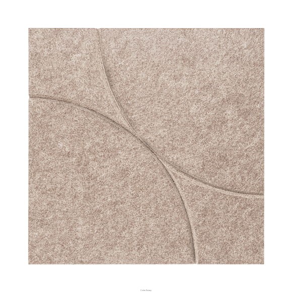 Produkt: Płytka akustyczne Kwadrat/Koło, Kolor: Dune