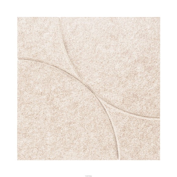 Produkt: Płytka akustyczne Kwadrat/Koło, Kolor: Papyrus