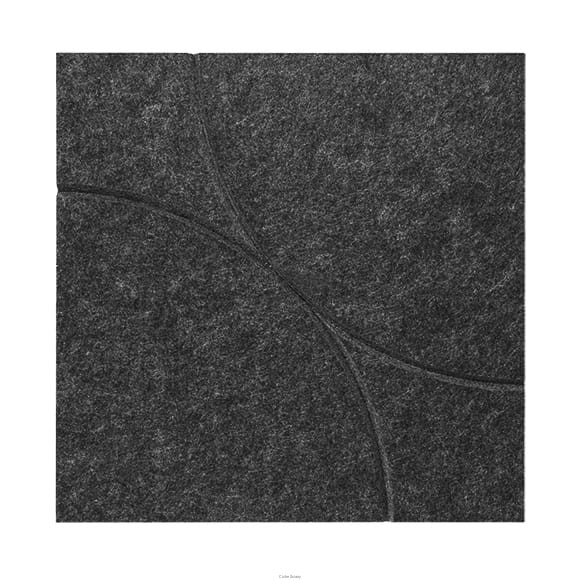 Produkt: Płytka akustyczne Kwadrat/Koło, Kolor: Shark