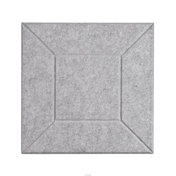 Produkt: Płytka akustyczna  Kwadrat/Kwadrat, Kolor: Ciment