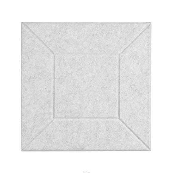 Produkt: Płytka akustyczna Kwadrat/Kwadrat, Kolor: White