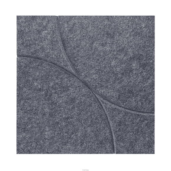 Produkt: Płytka akustyczna Kwadrat/Koło, Kolor: Brain