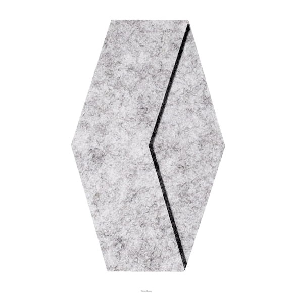 Produkt: Płytka akustyczna Concave 3D, Kolor: Plaster