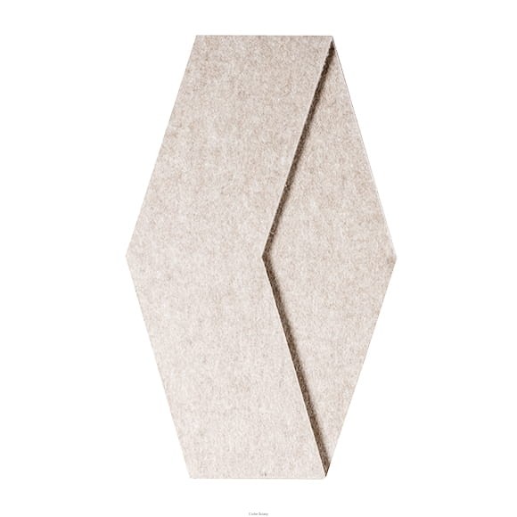 Produkt: Płytka akustyczna Concave 3D, Kolor: Papyrus