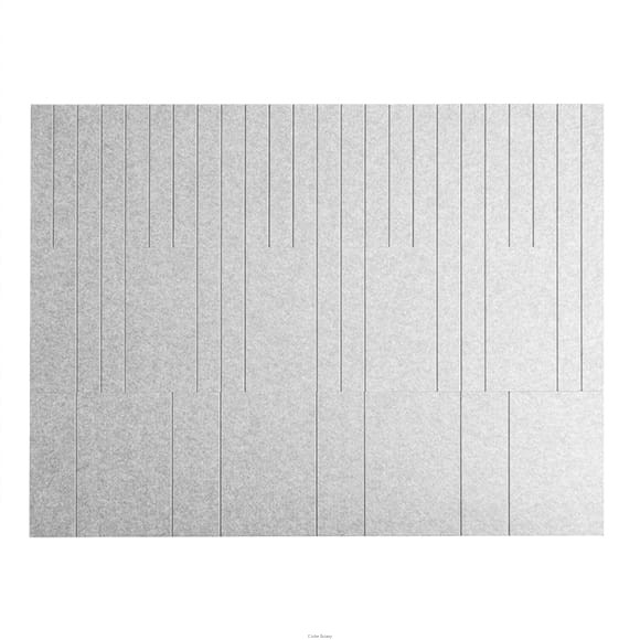 Produkt: Panel akustyczny, Frez: Matrix, Kolor: Ciment