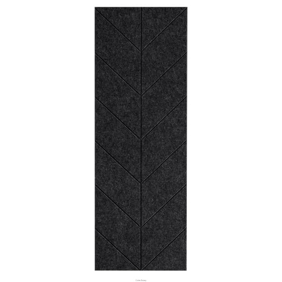 Produkt: Próbka panel akustyczny, Frez: Jodła, Kolor: Black