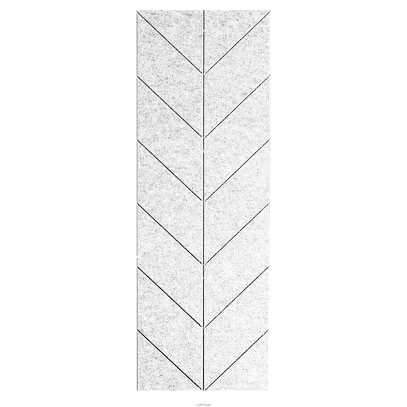 Produkt: Próbka panel akustyczny, Frez: Jodła, Kolor: White