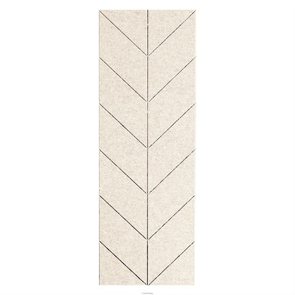 Produkt: Próbka panel akustyczny, Frez: Jodła, Kolor: Papyrus