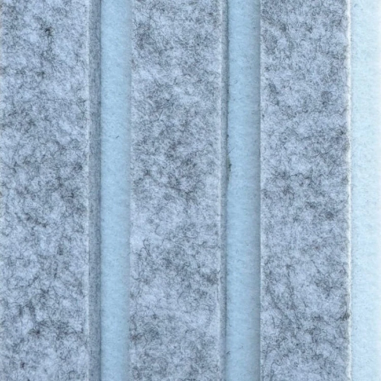 Produkt: Lamele akustyczne, Podkład: White. Lamel: Plaster