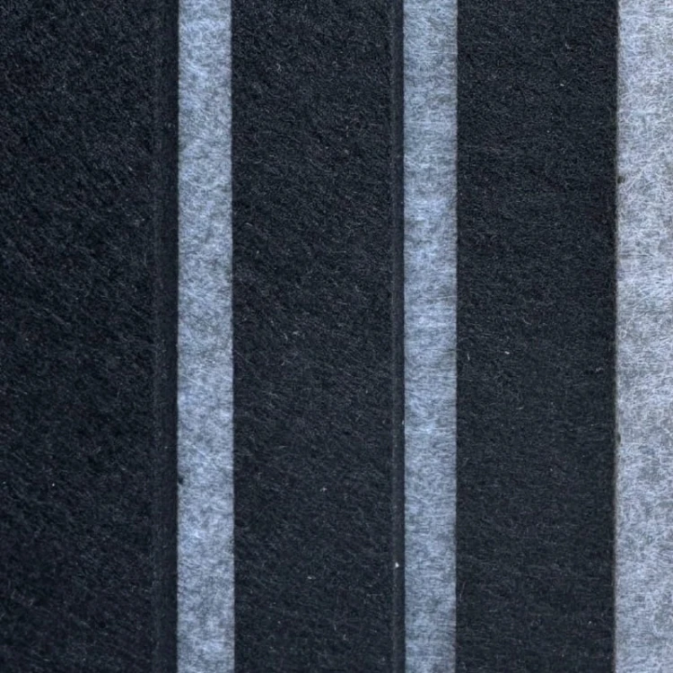 Produkt: Próbka lamele akustyczne, Podkład: Brain. Lamel: Black