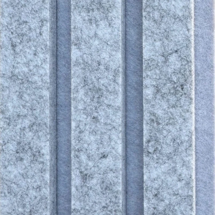 Produkt: Próbka lamele akustyczne, Podkład: Ciment. Lamel: Plaster