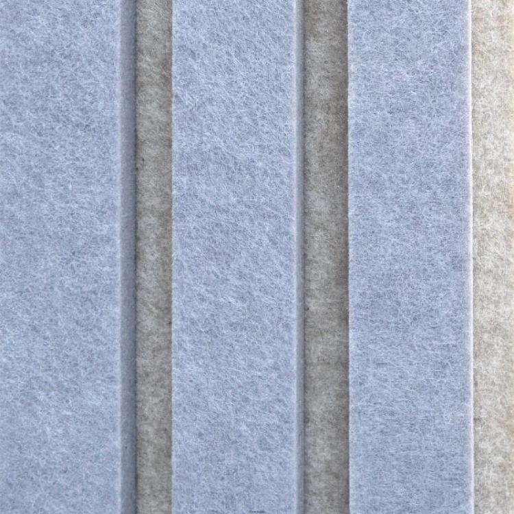 Produkt: Próbka lamele akustyczne, Podkład: Papyrus. Lamel: Ciment