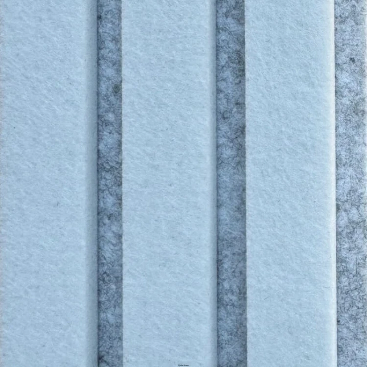 Produkt: Próbka lamele akustyczne, Podkład: Plaster. Lamel: White