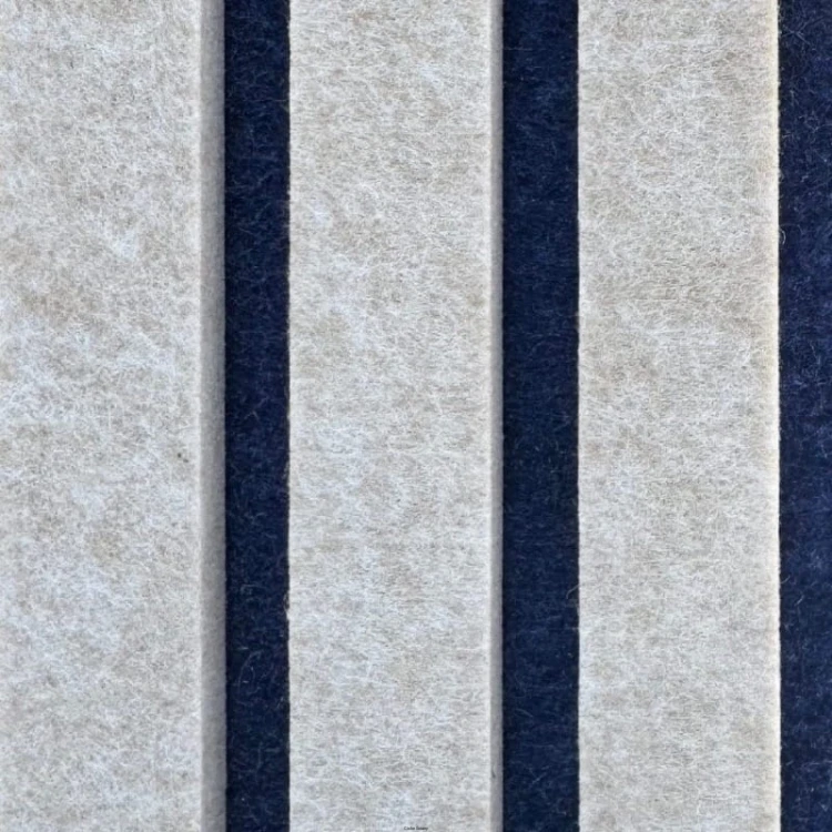 Produkt: Lamele akustyczne, Podkład: Aster. Lamel: Papyrus
