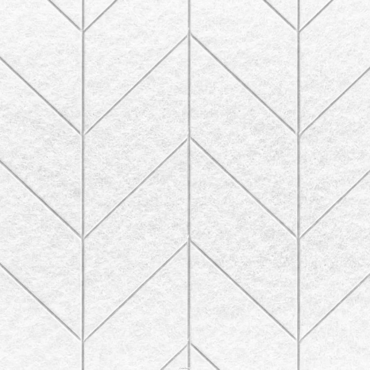 Produkt: Panel akustyczny, Frez: Jodelka, Kolor: White