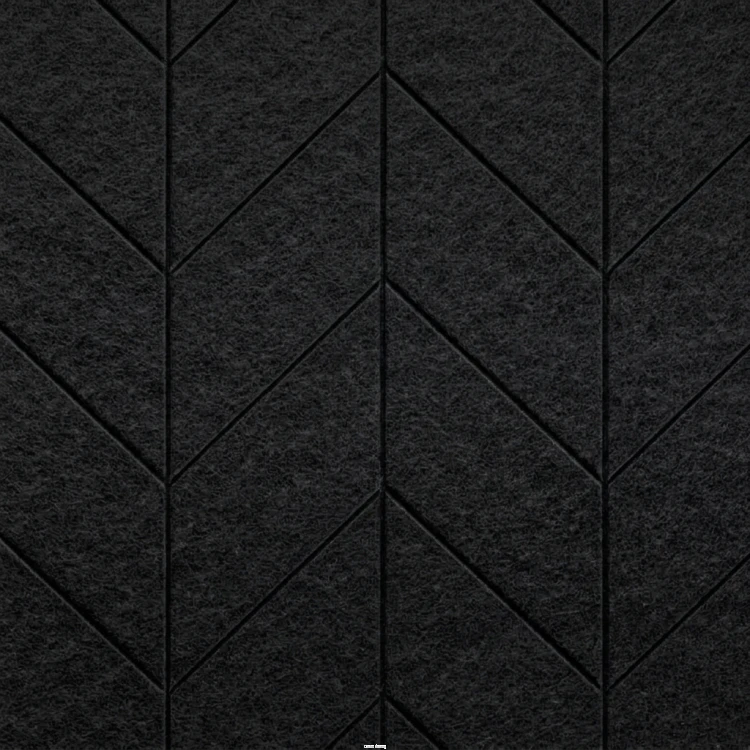Produkt: Panel akustyczny, Frez: Jodelka, Kolor: Black