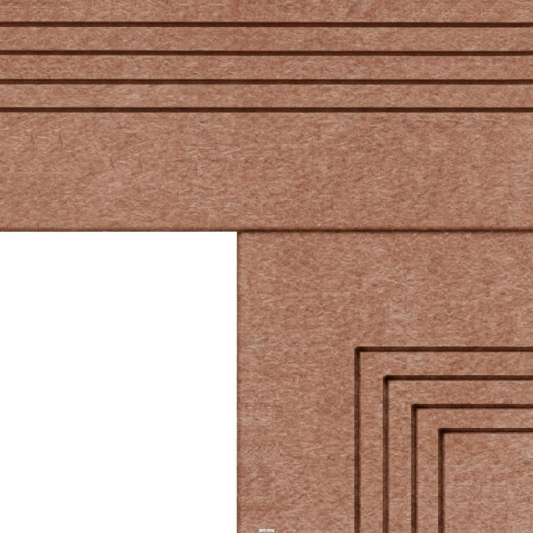 Produkt:Panel akustyczny -  Listwa Anglia, Kolor: Peach