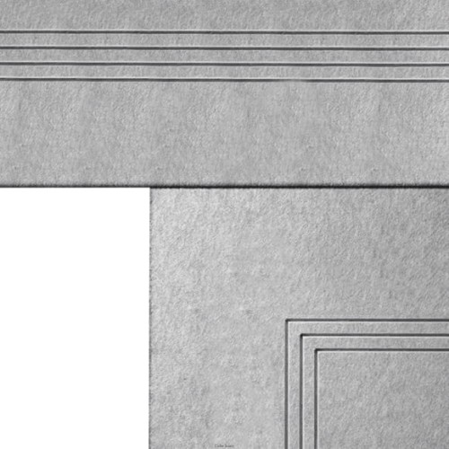 Produkt:Panel akustyczny -  Listwa Francja, Kolor: Ciment