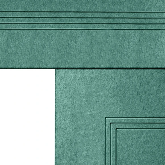 Produkt:Panel akustyczny -  Listwa Francja, Kolor: Basilico