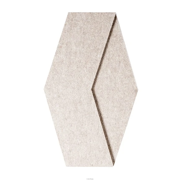 Produkt: Płytka akustyczna Concave 3D, Kolor: Papyrus