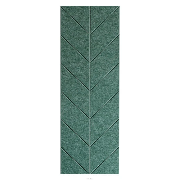 Produkt: Panel akustyczny, Frez: Jodełka, Kolor: Basilico