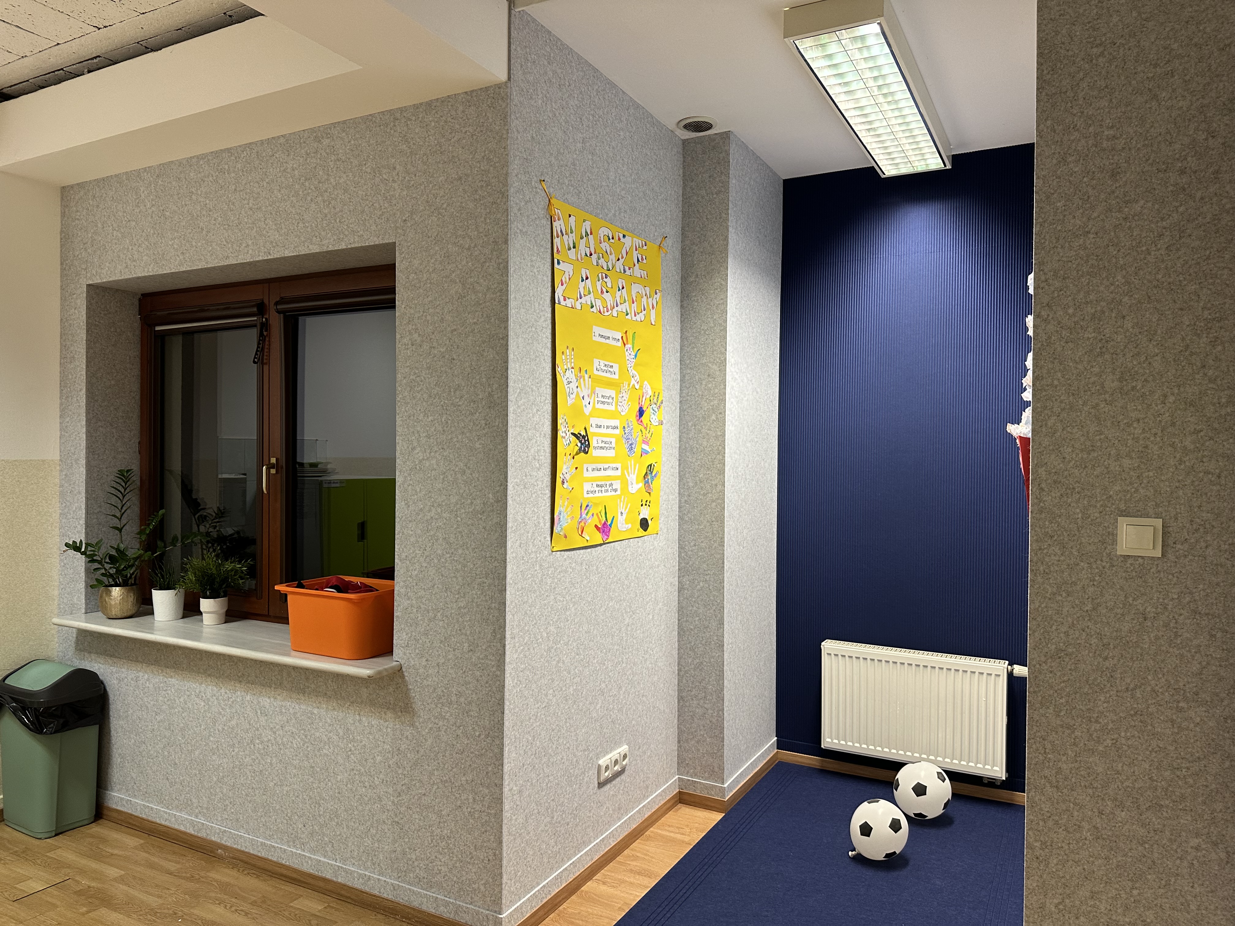 Panel akustyczny BAZA, SZTRUKS, FRANCJA - kolor Aster i Plaster